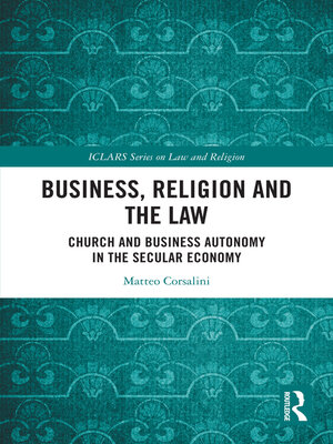 cover image of Business, Religion and the Law